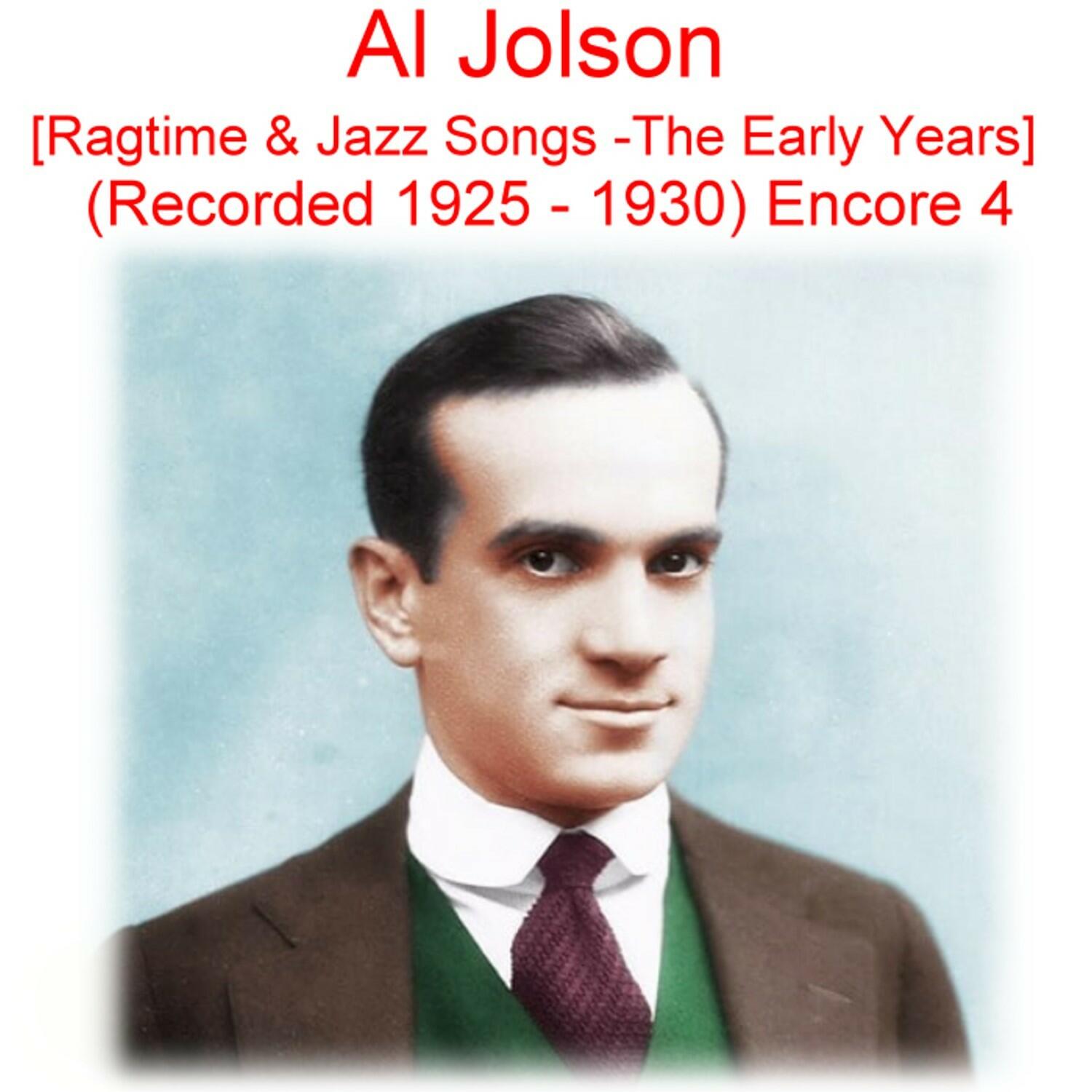 Al Jolson - Al Jolson (Ragtime & Jazz Songs - The Early Years ...