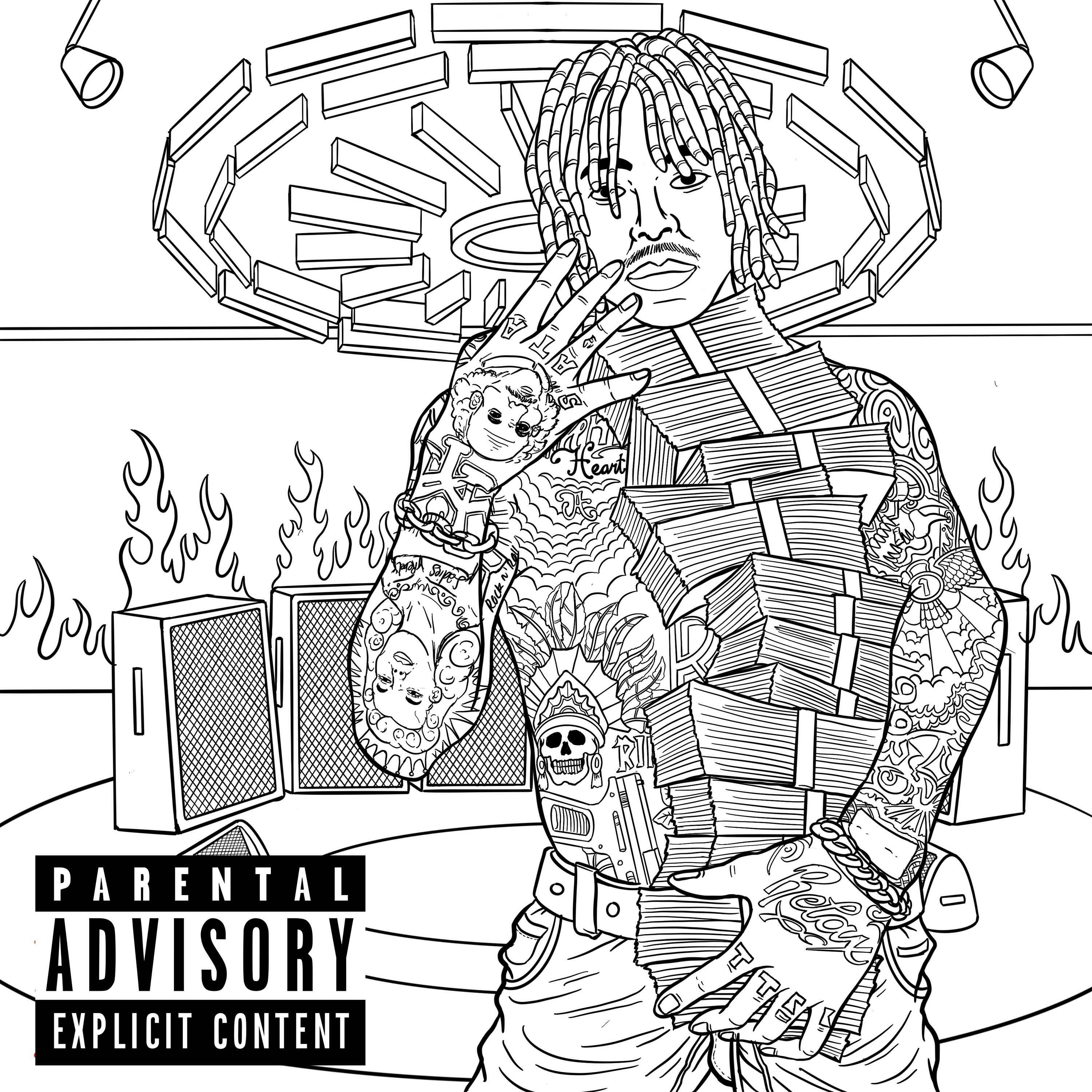 Juice WRLD Official Coloring Book