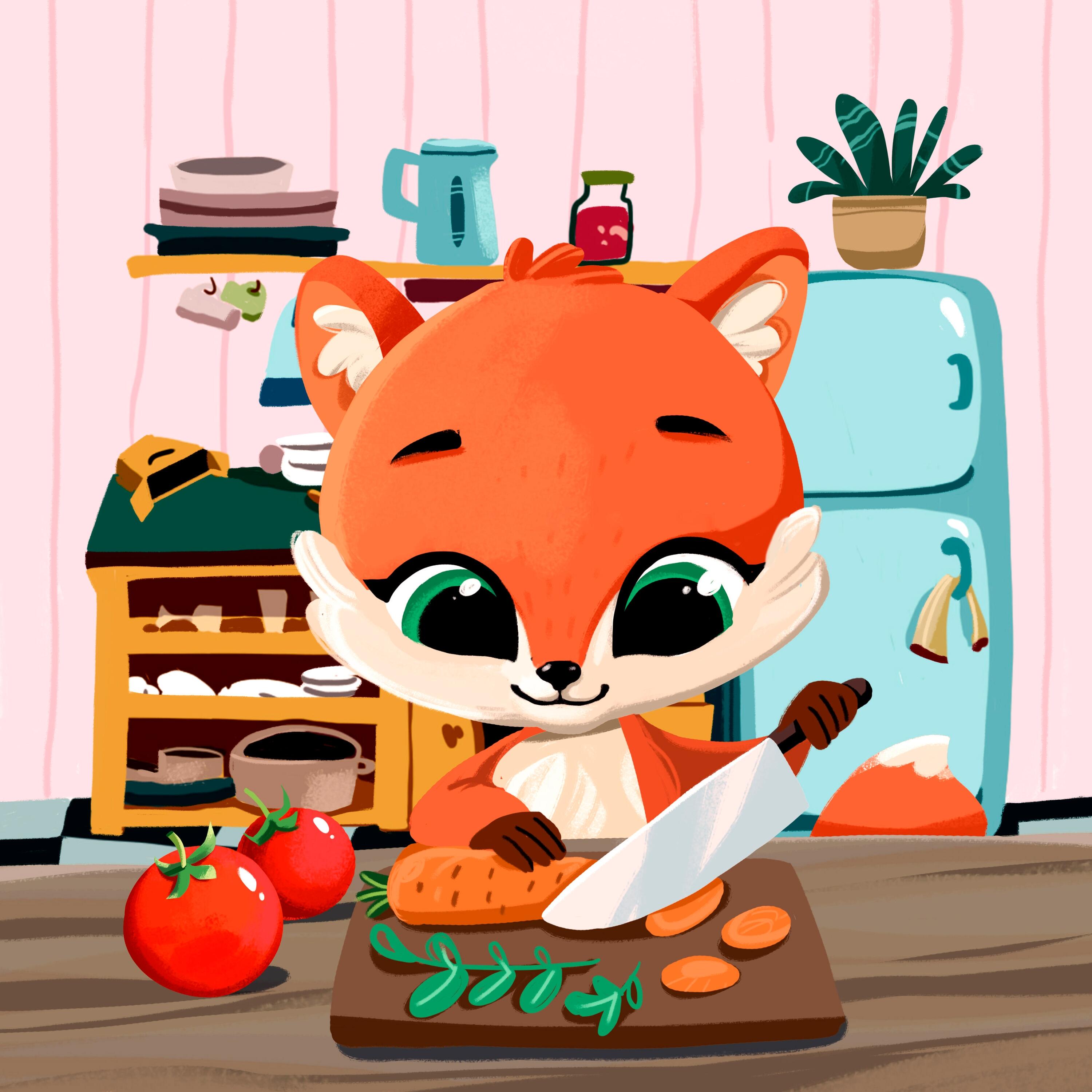 Kita the Lofi Fox Marshmallow Fluff iHeart