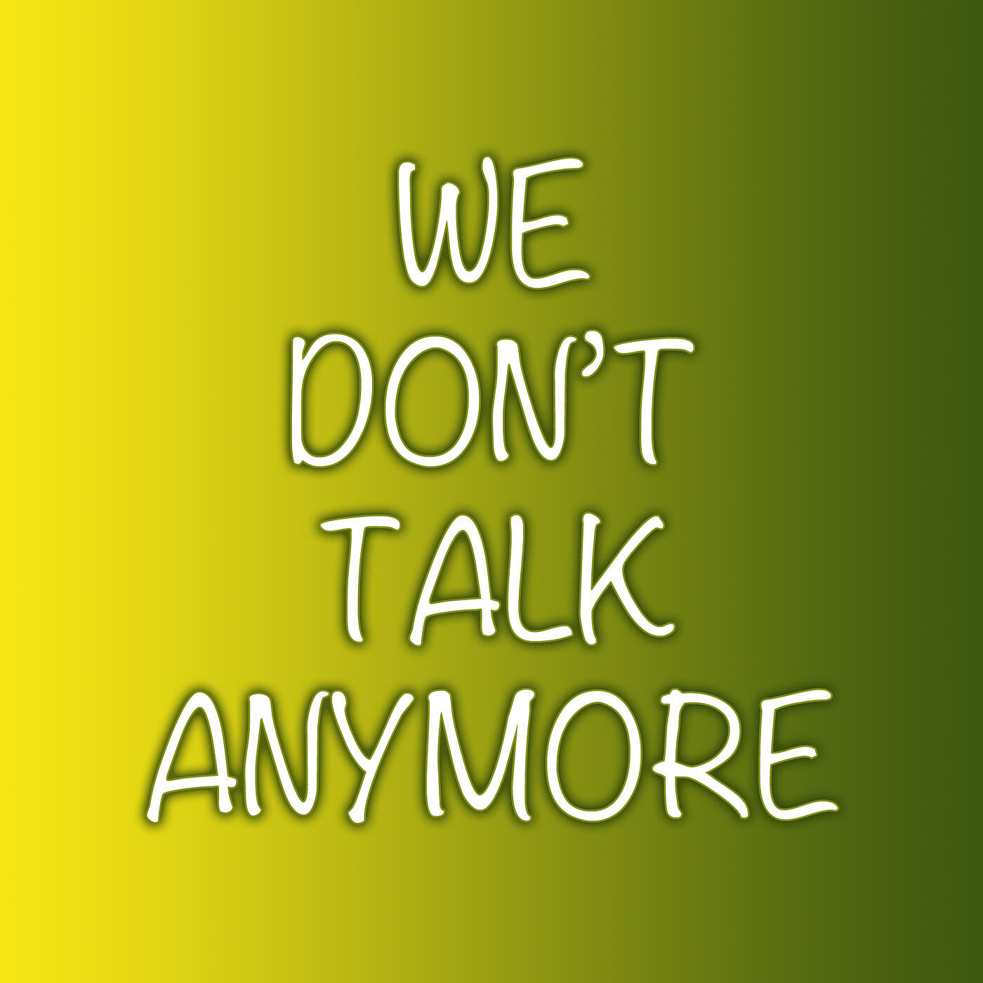 can't talk anymore