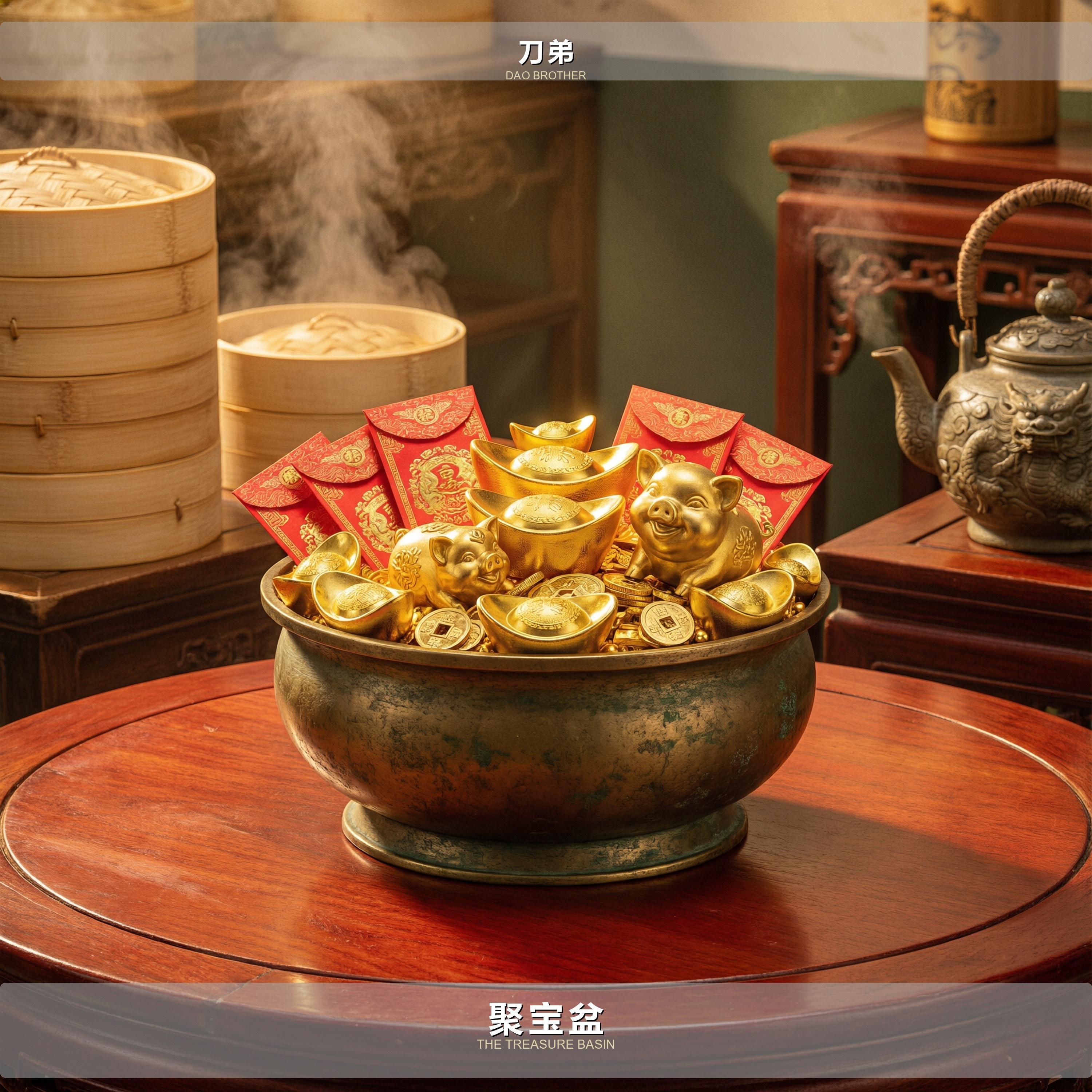 聚寶盆 意味合い: 聚寶盆は「財宝を集める秘宝器」として知られている KungFu Karma - 聚宝盆| iHeart